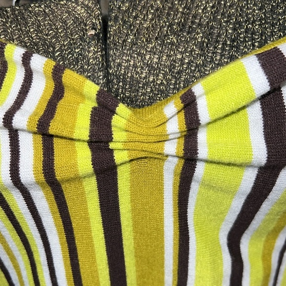 ARITZIA SUNDAY BEST JETT DRESS GREEN BROWN YELLOW SIZE LARGE - Picture 5 of 16